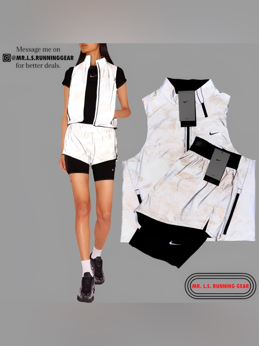 Nike Swift Mid-Rise 2-in-1 Reflective Running Shorts HV2916-036